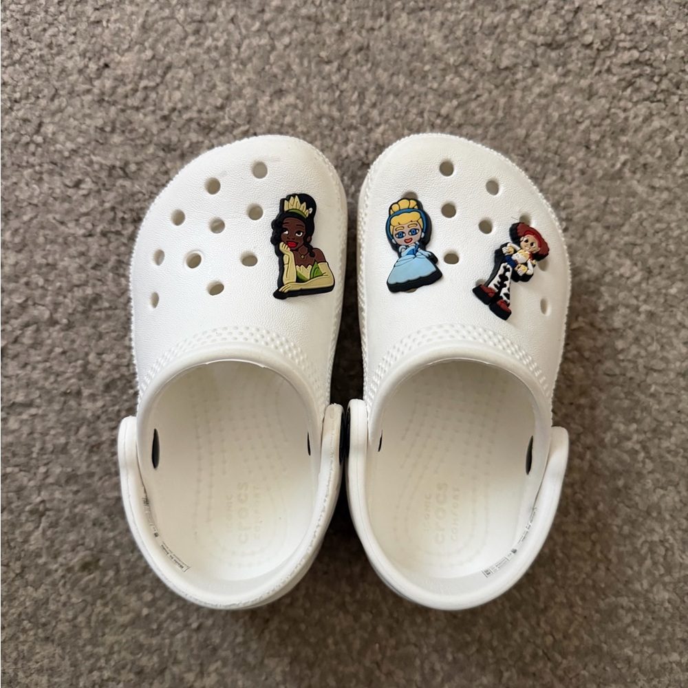 Toddler White Crocs